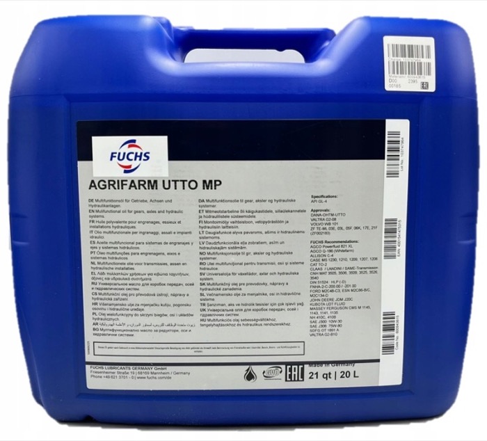 FUCHS AGRIFARM UTTO MP 20L